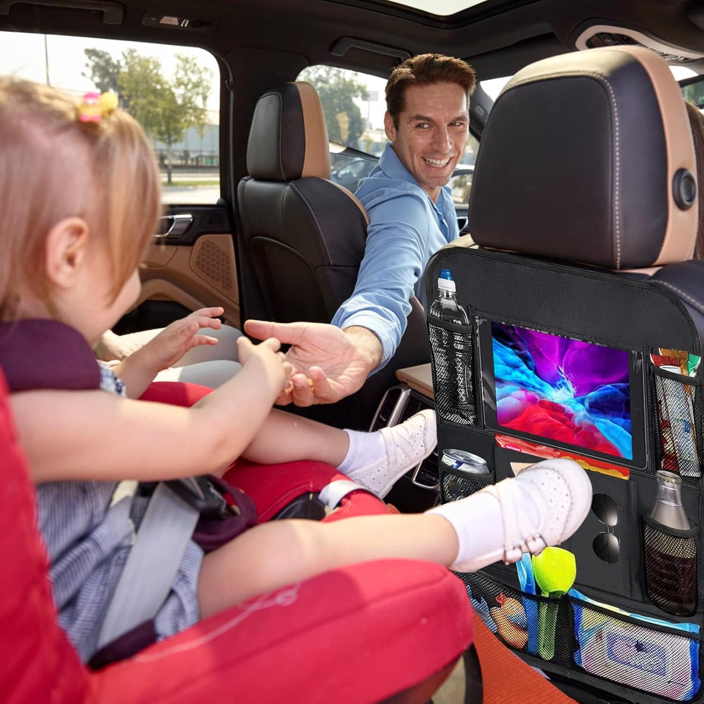 Organizador De Asiento Para Auto Porta Botella